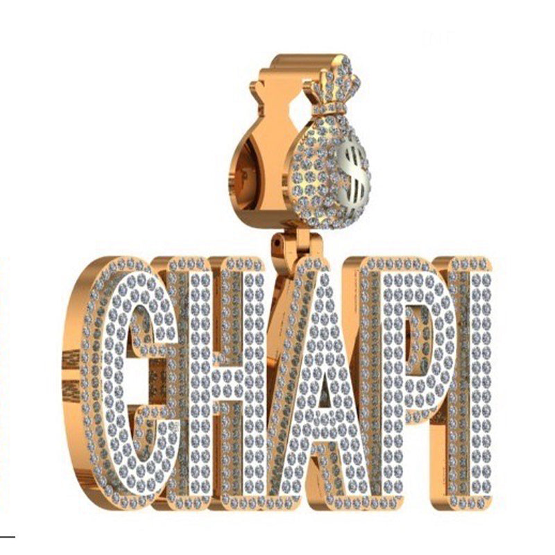 10K or 14K Gold CHAPI Signature Pendant