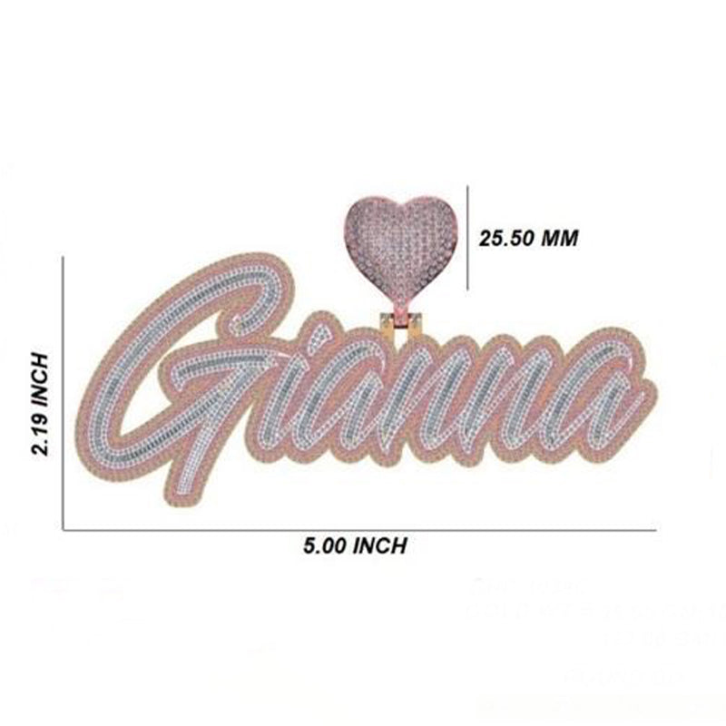 10K or 14K Gold Gianna Signature Pendant