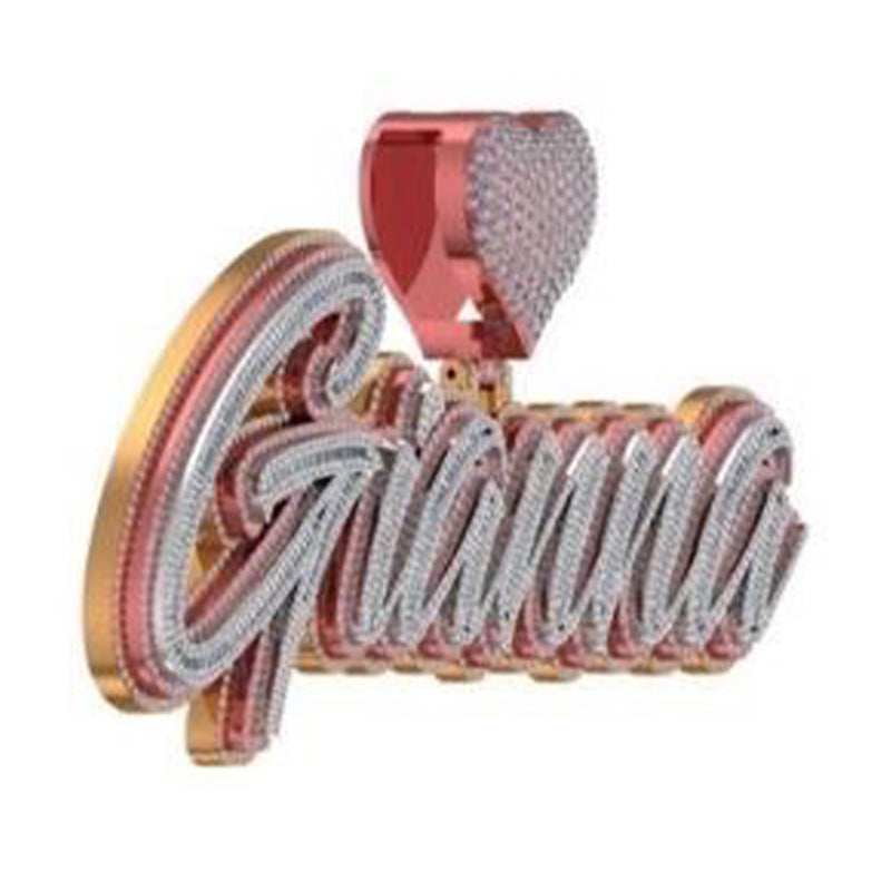 10K or 14K Gold Gianna Signature Pendant