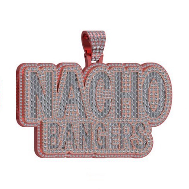 10K Gold NACHO BANGERS 3d Pendant