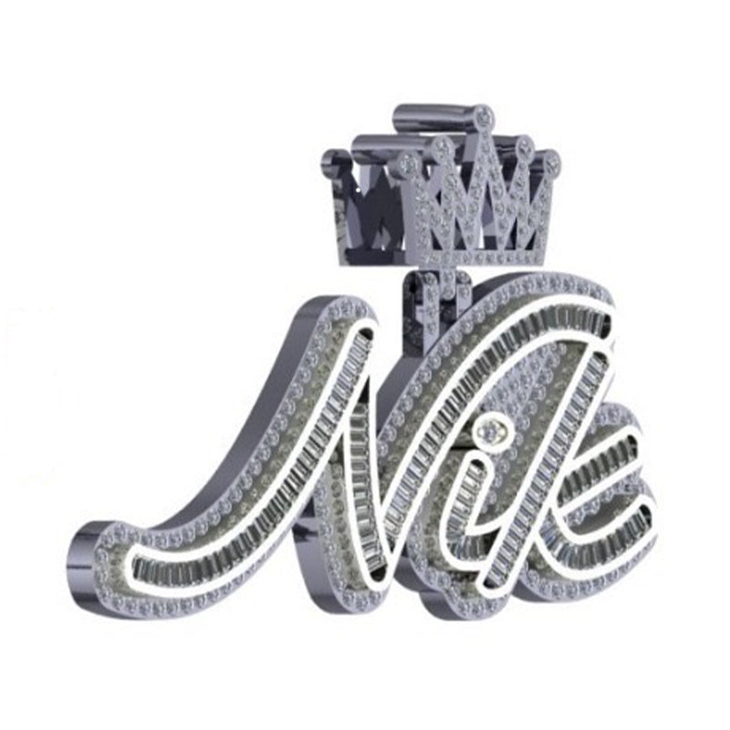 10K or 14K Gold Nik Signature Pendant