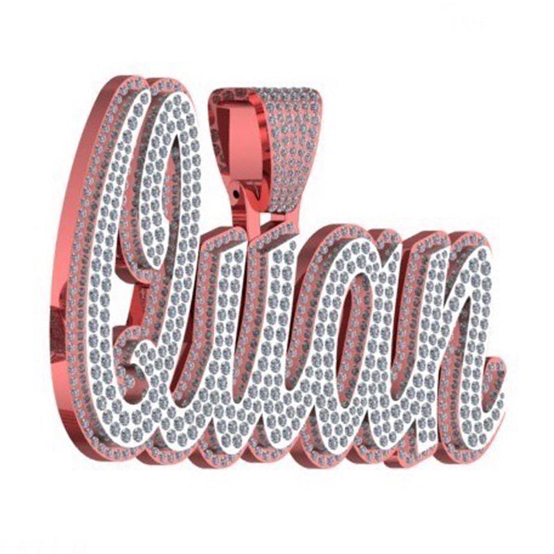 10K or 14K Gold Quan 3d Pendant