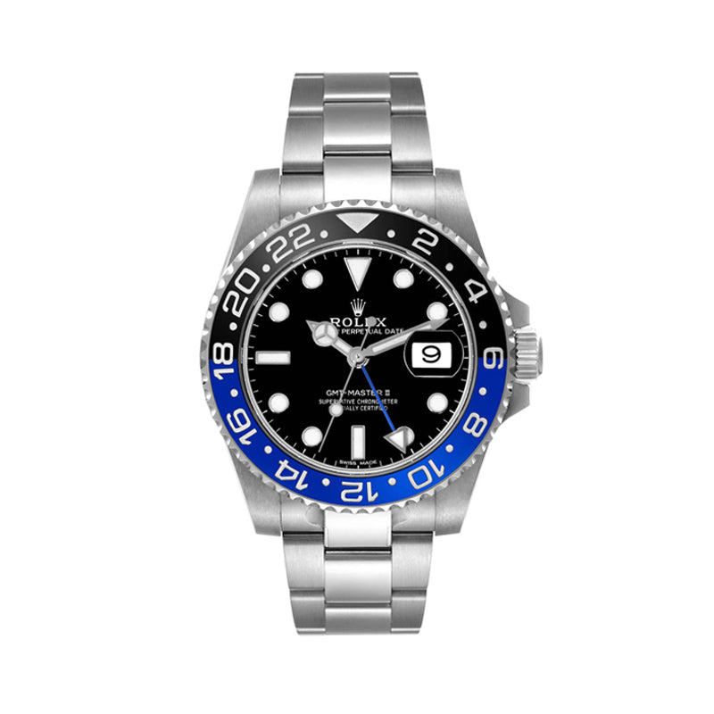 Rolex GMT-Master II Batman 40mm Oyster Stainless Steel Watch 116710BLNR